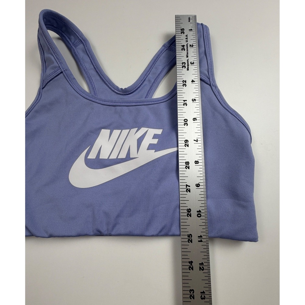 Nike Sports Bra Womens Small Purple Dri-FIT Racerback Athletic - Picture 6 of 7